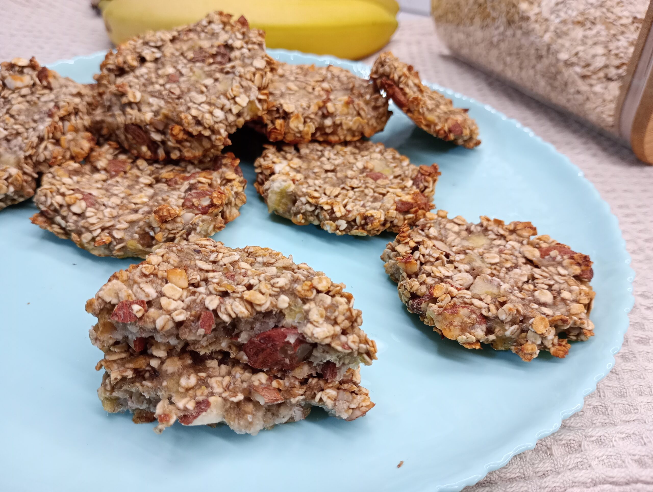 Cookies with Banana and Oat Flakes