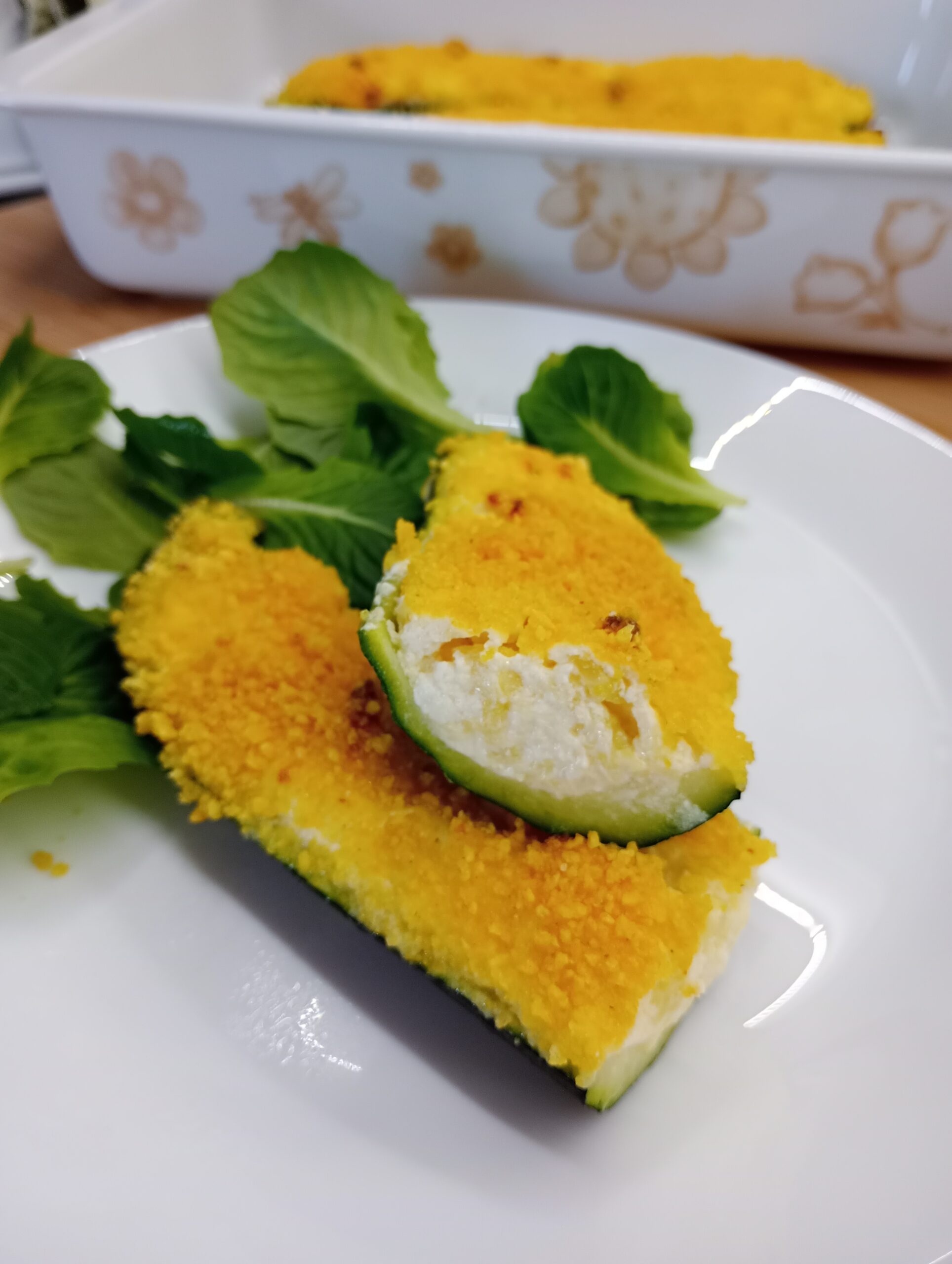 Zucchini Stuffed with Ricotta