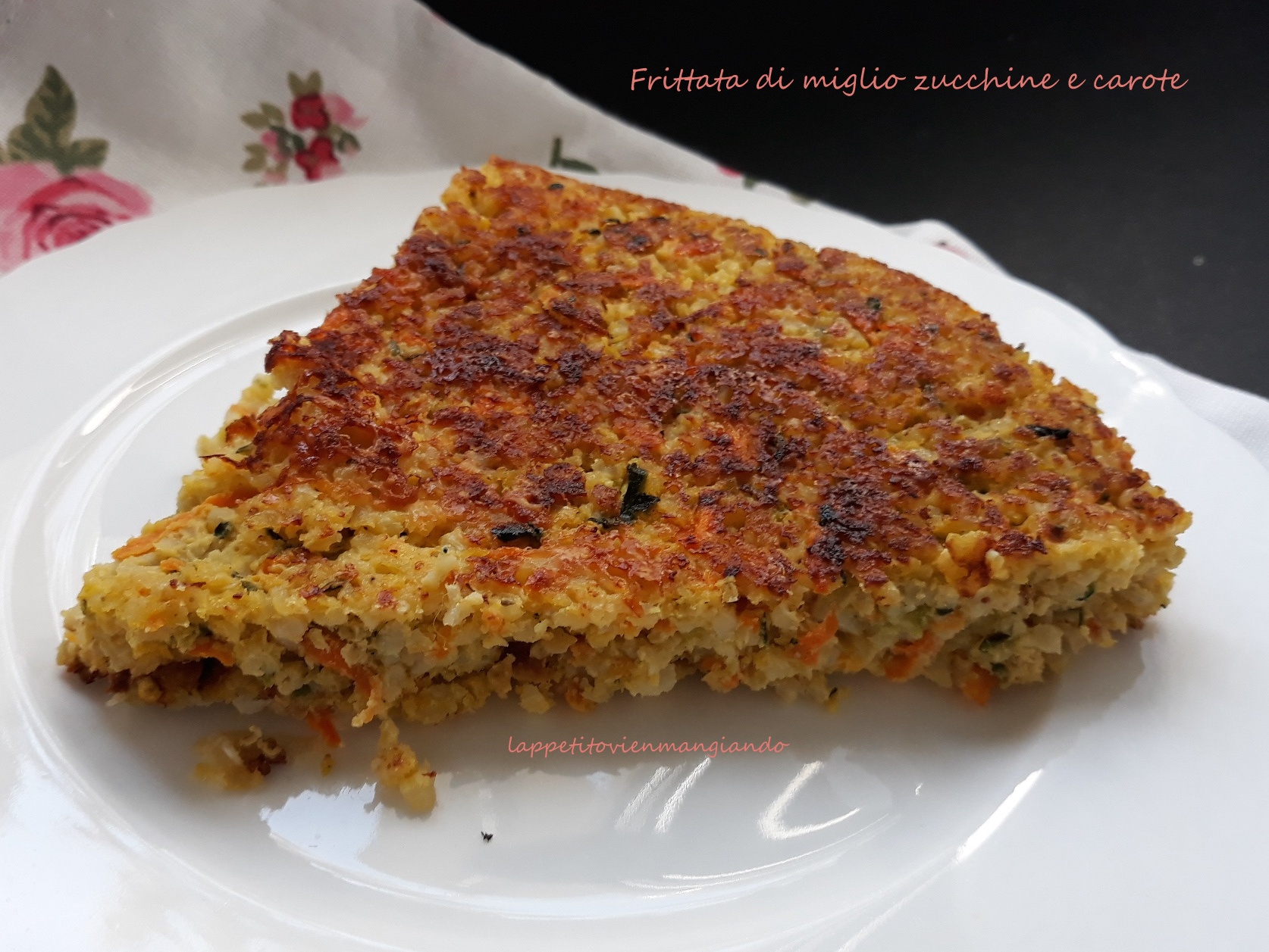 Millet, Zucchini, and Carrot Frittata