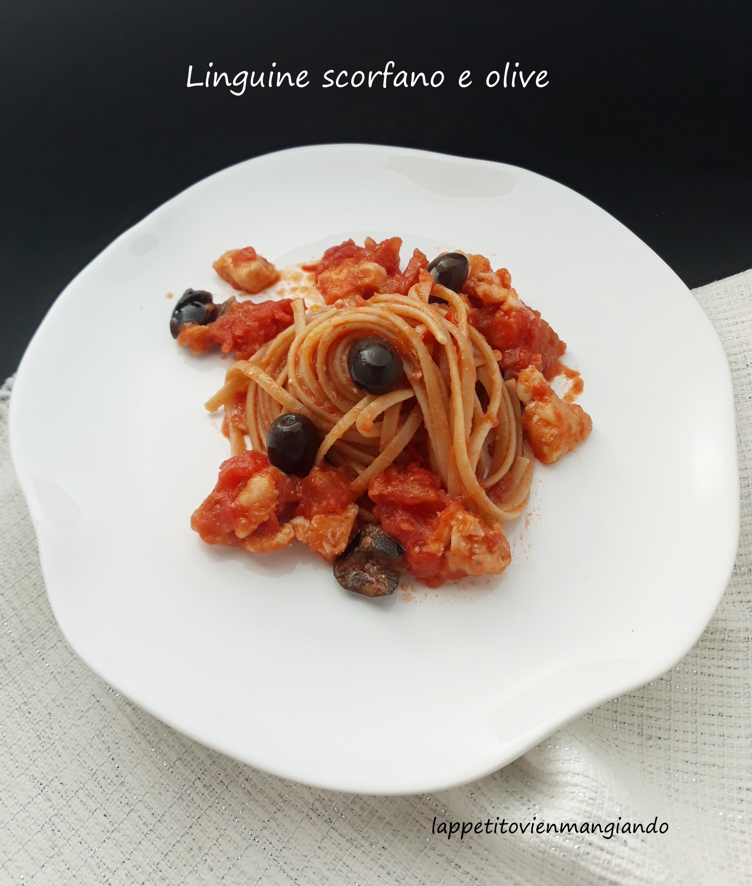 Linguine with Scorpionfish and Olives