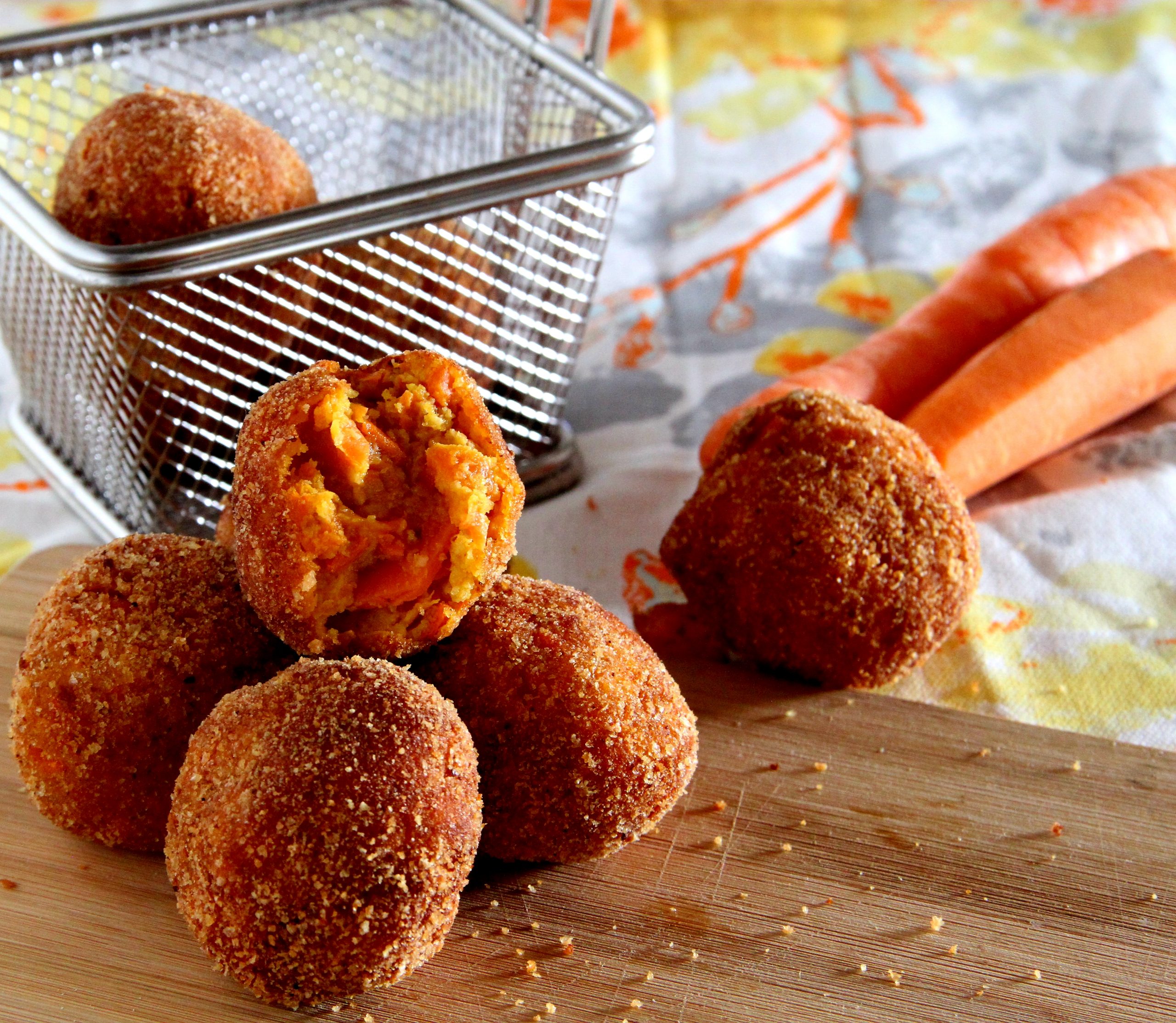 Carrot and Pecorino Meatballs