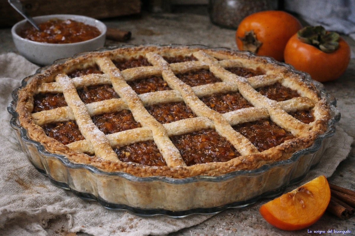 Persimmon Jam Tart