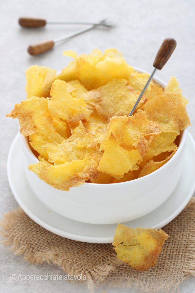 Air fryer polenta chips