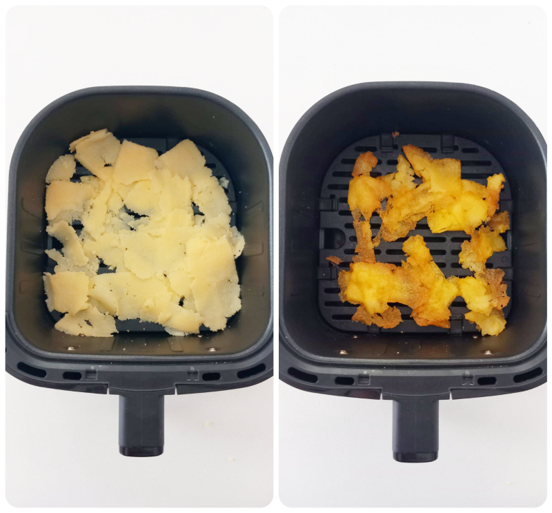 Air fryer polenta chips