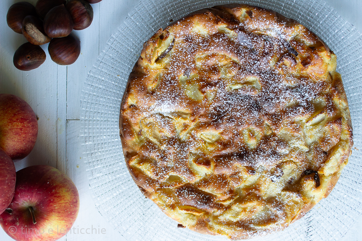 Apple Pie with Vegan Cream