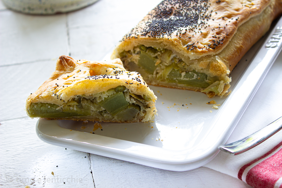 Artichoke and Potato Strudel