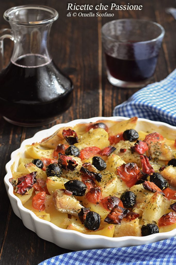 baked cod with potatoes