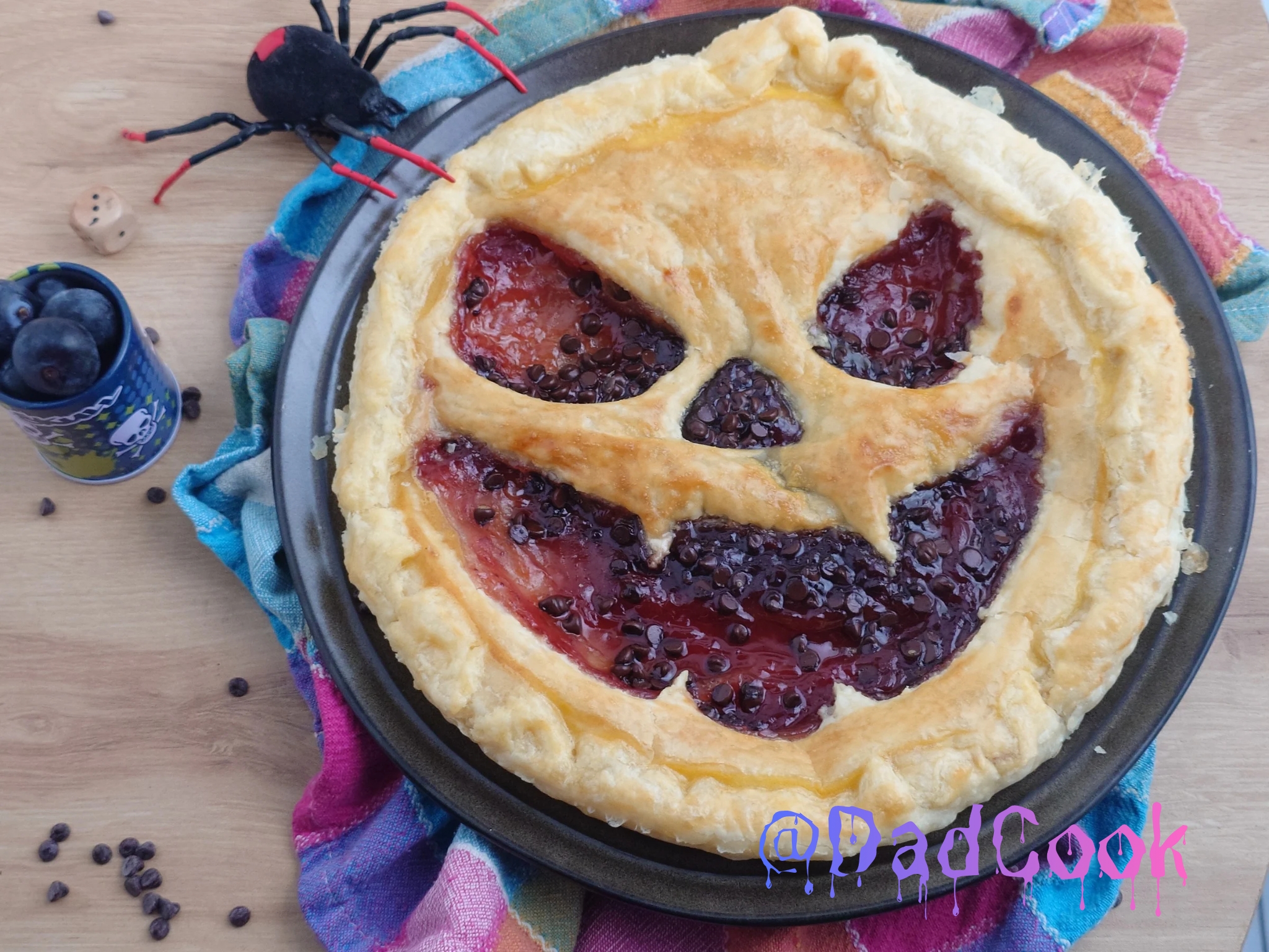 Bleeding Puff Pastry Jack-o’-lantern | Easy Halloween Recipe