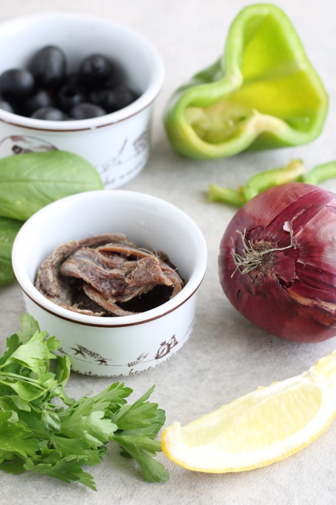 bruschetta with peppers