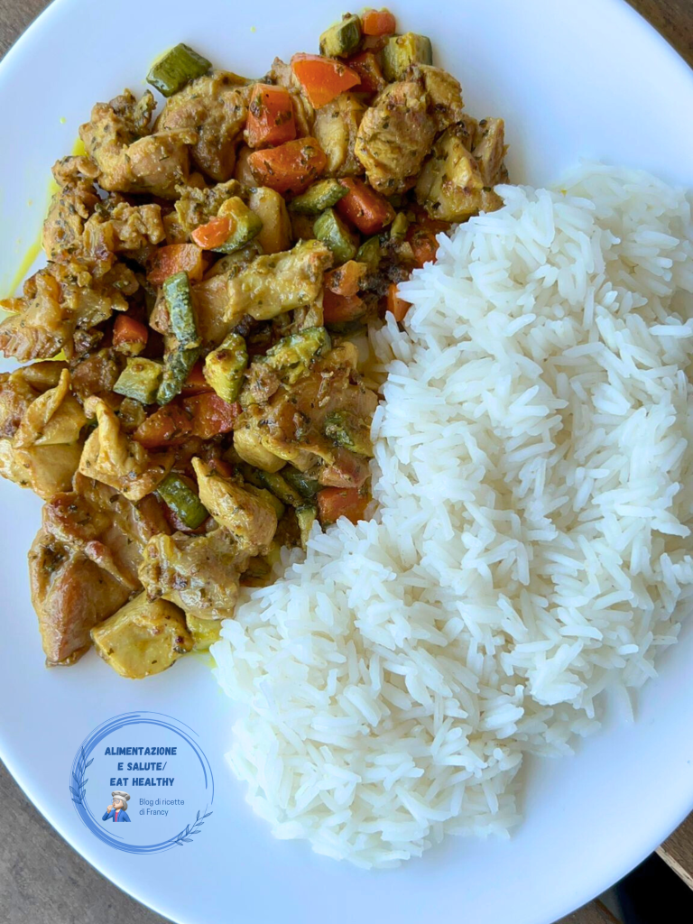 Chandra's Curry Chicken with Basmati Rice