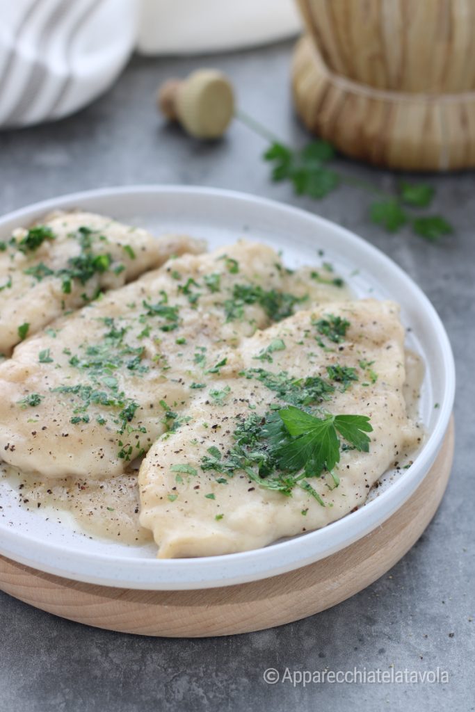 creamy white wine scaloppine