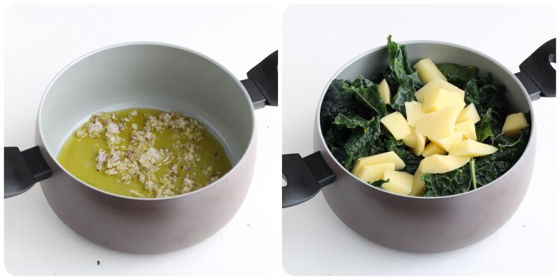 creamy kale and potato soup