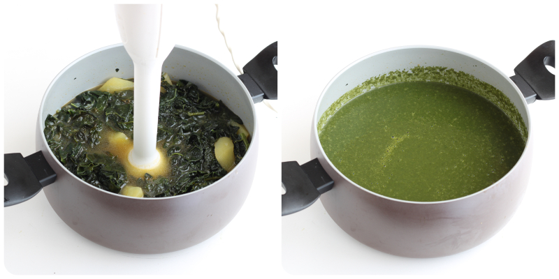 creamy kale and potato soup