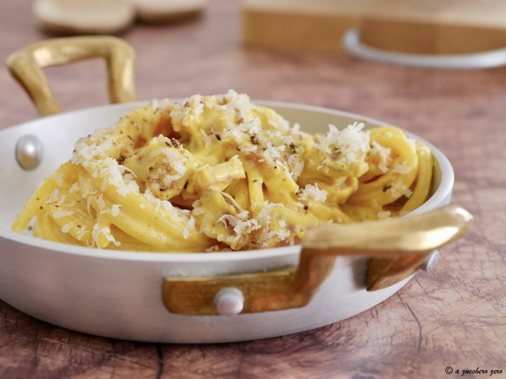 Fake Carbonara without Eggs and Light