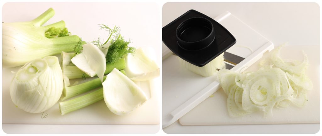 how to clean and slice fennel