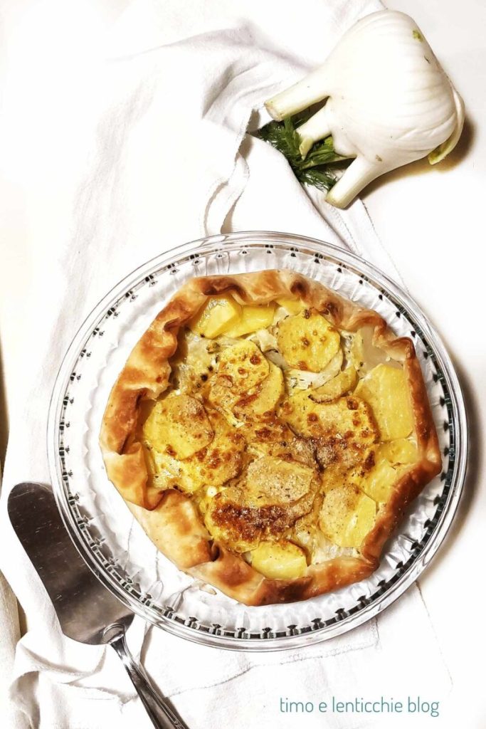 Gluten-Free Fennel and Potato Savory Pie