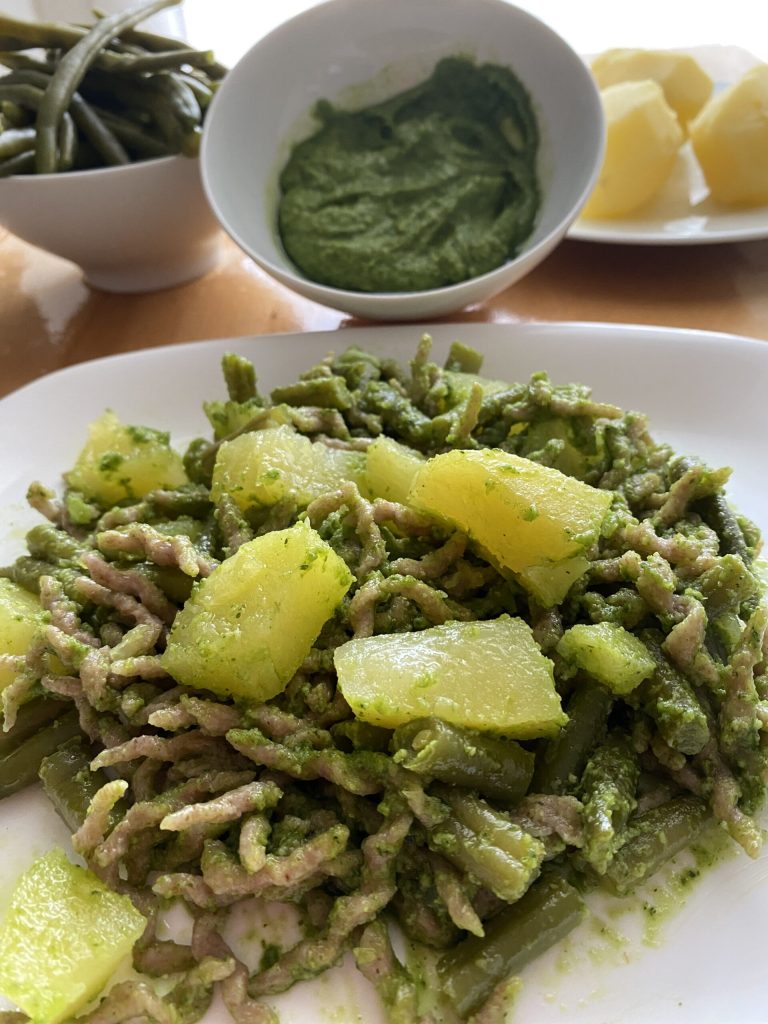 Homemade Whole Wheat or Avvantaggiate Trofie