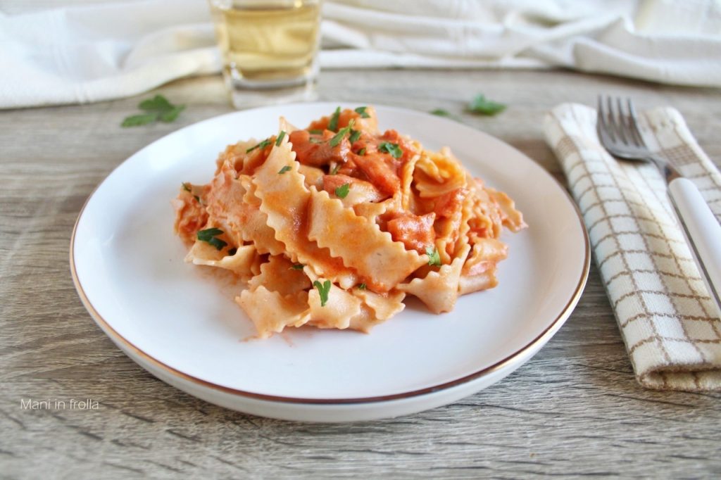 Reginette with Salmon