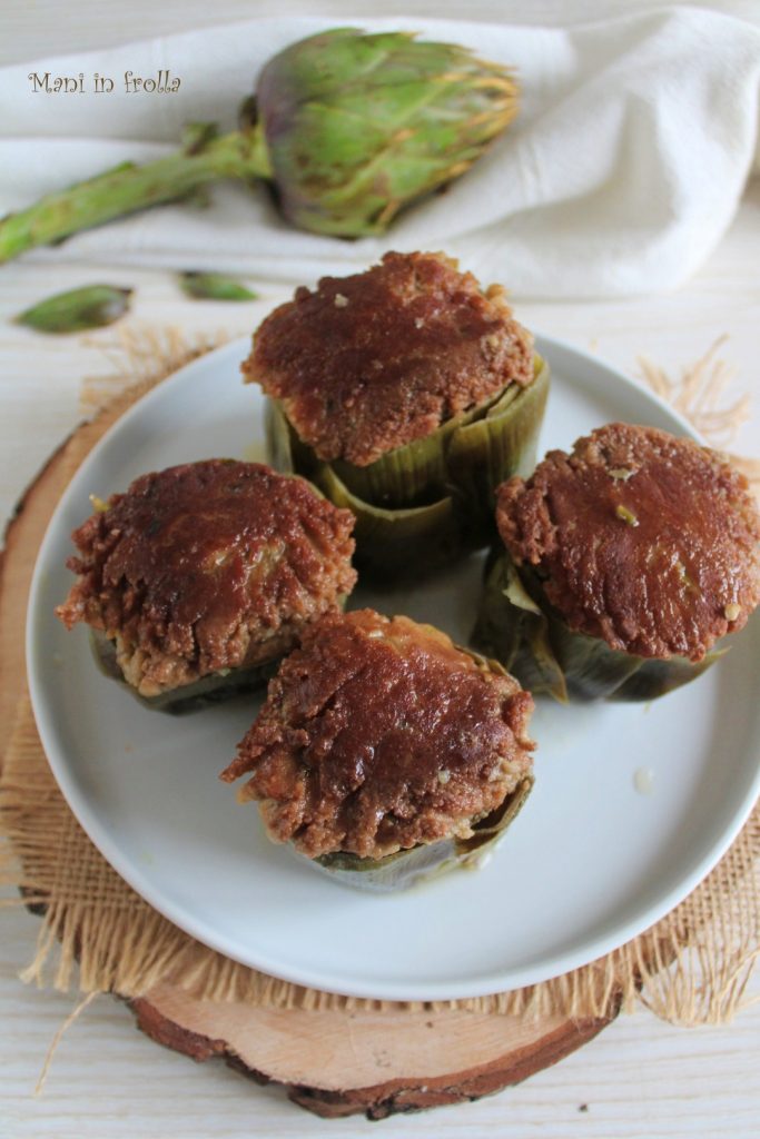 Meatless Stuffed Artichokes