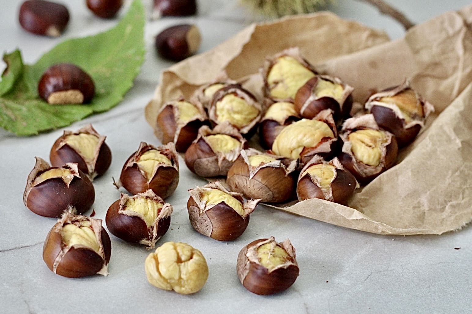 Chestnuts with White Wine in Air Fryer