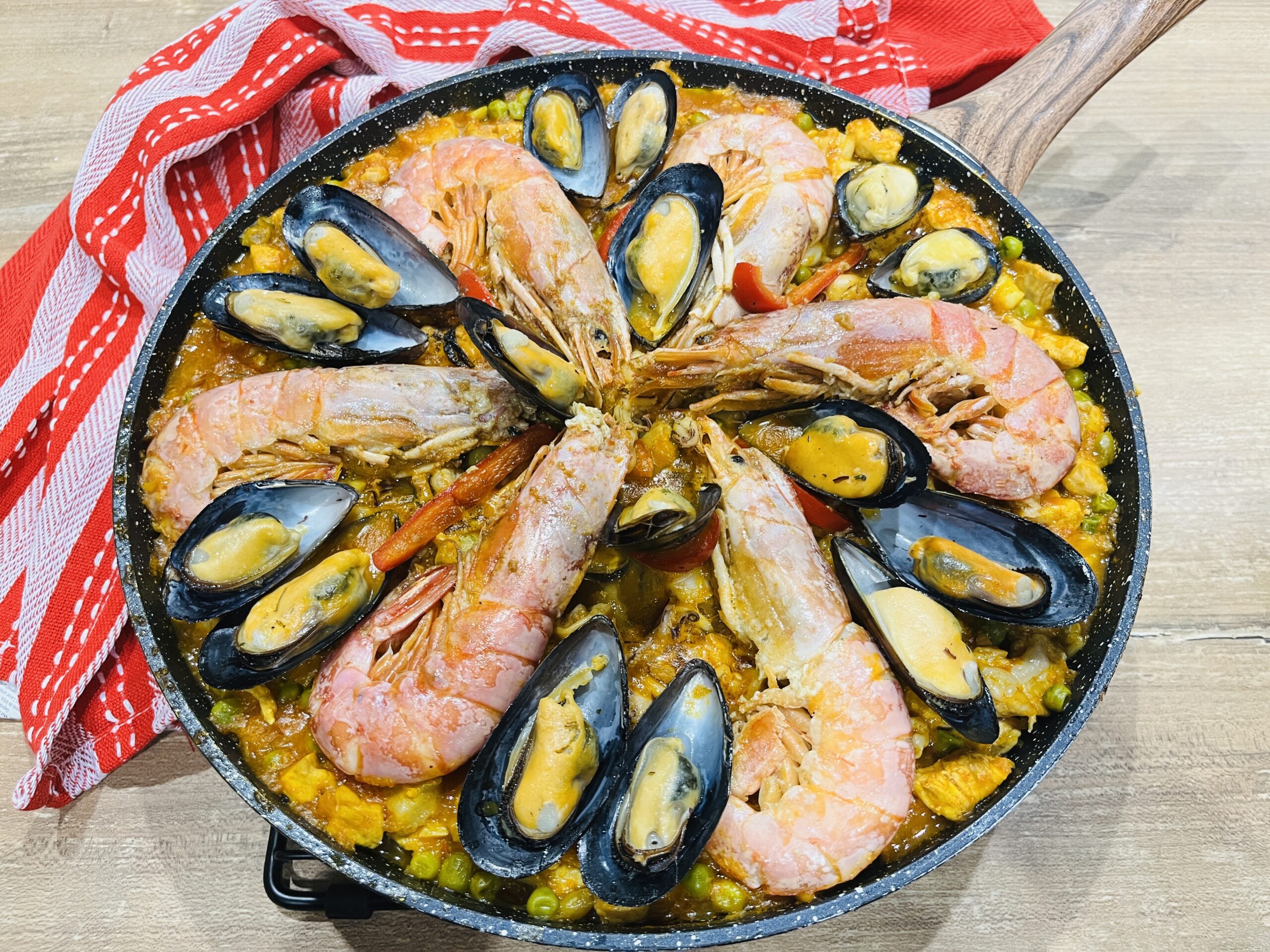 Seafood and Meat Paella