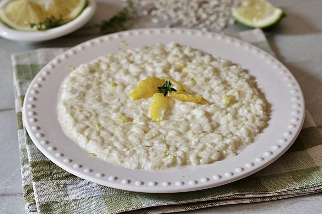 Lemon and Stracchino Risotto