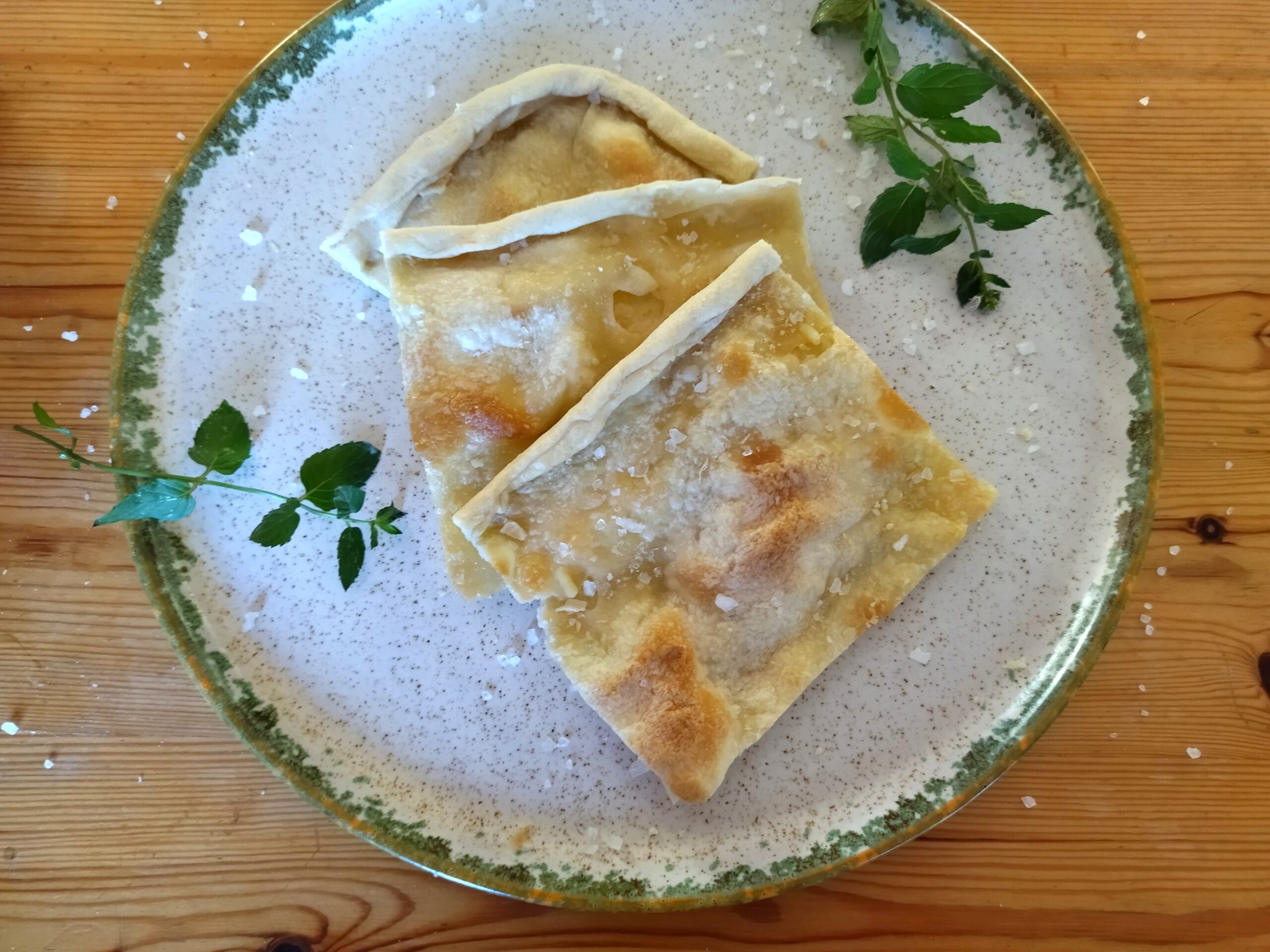 Focaccia with Crescenza (from Recco)