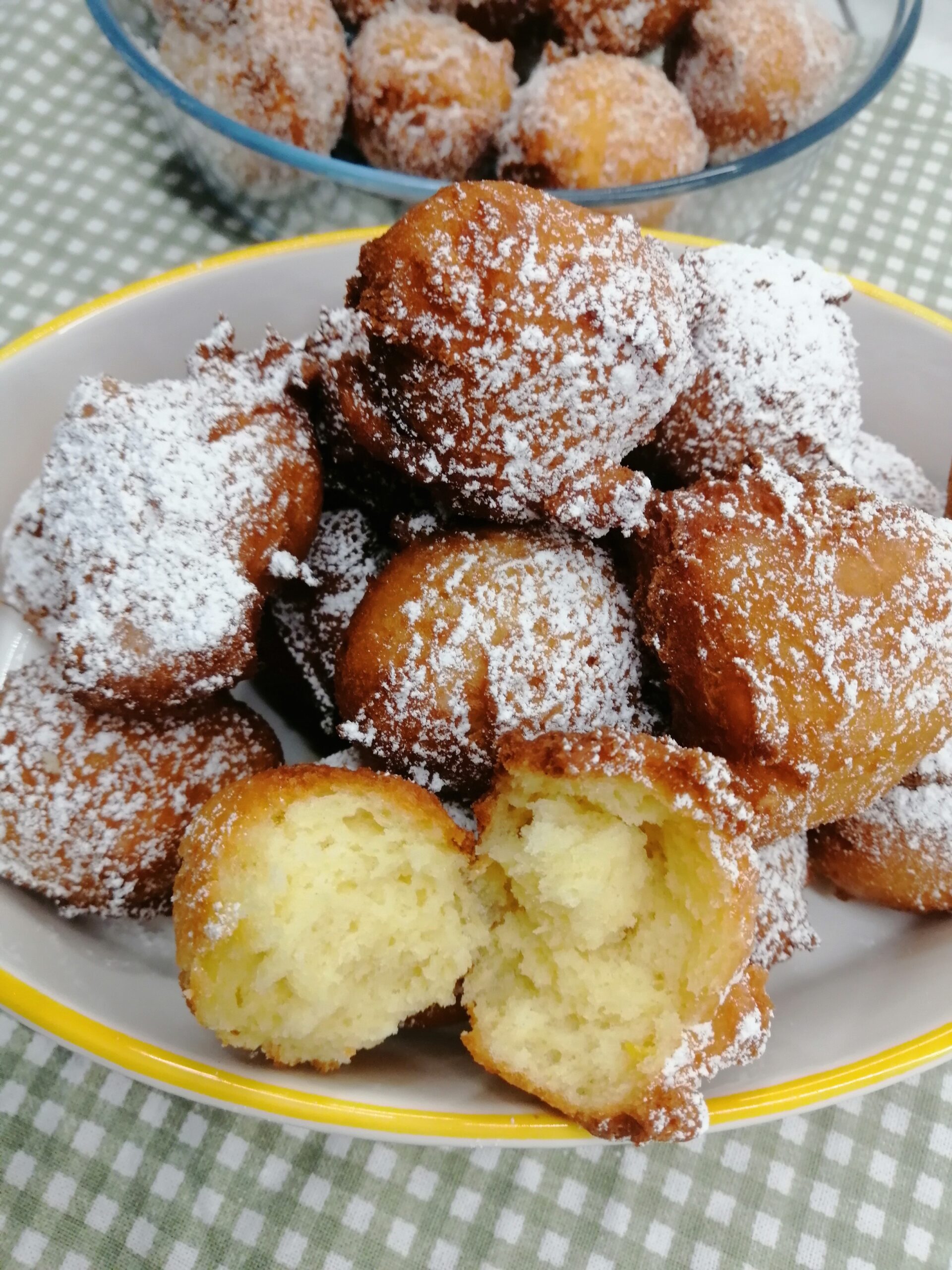 Mascarpone and Orange Fritters