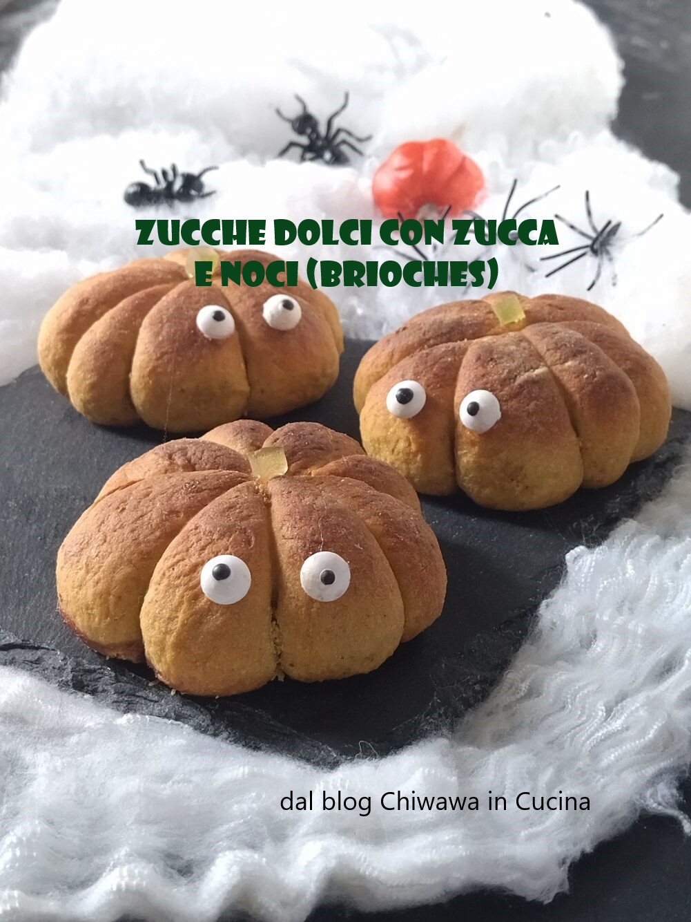 Sweet Pumpkins with Pumpkin and Walnuts (Brioches)