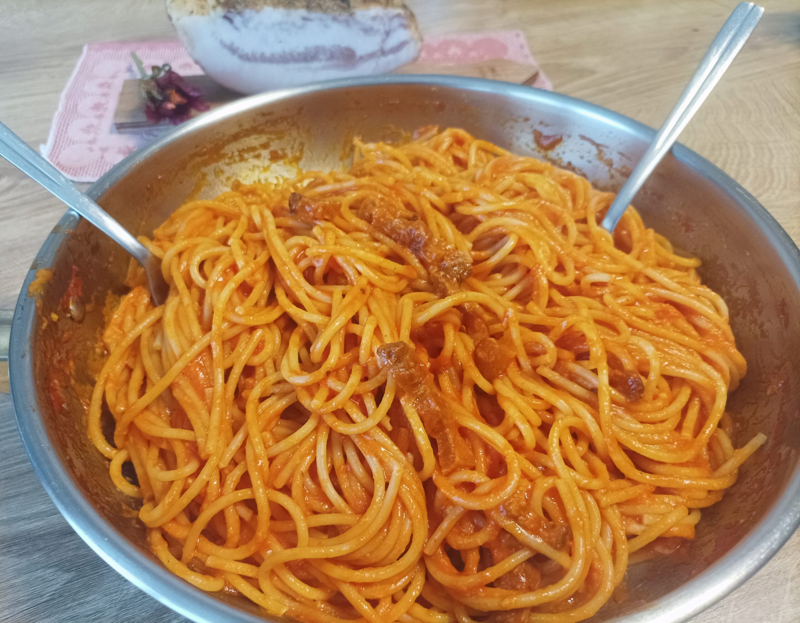 Original Amatriciana Spaghetti Recipe