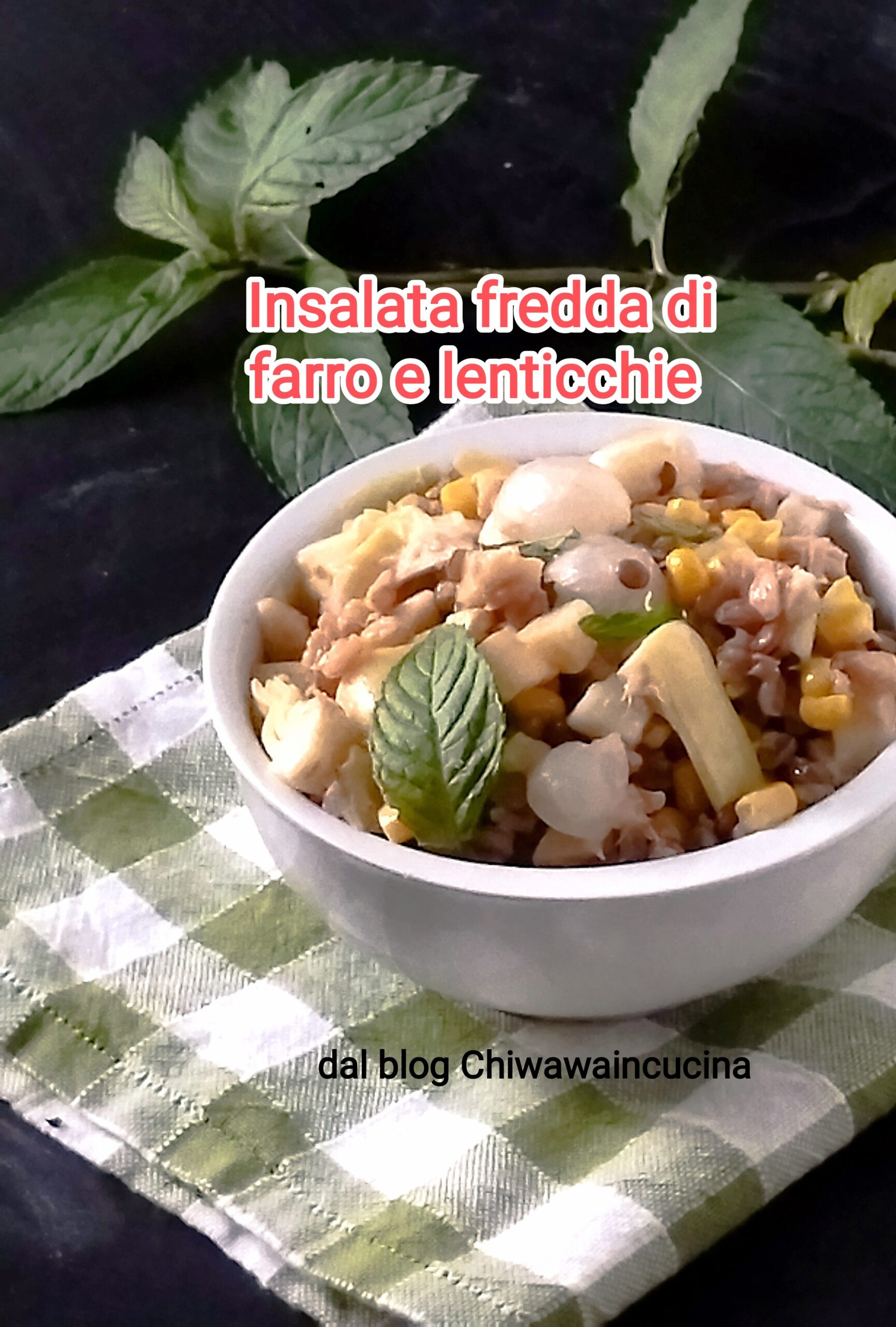 Cold Farro and Lentil Salad