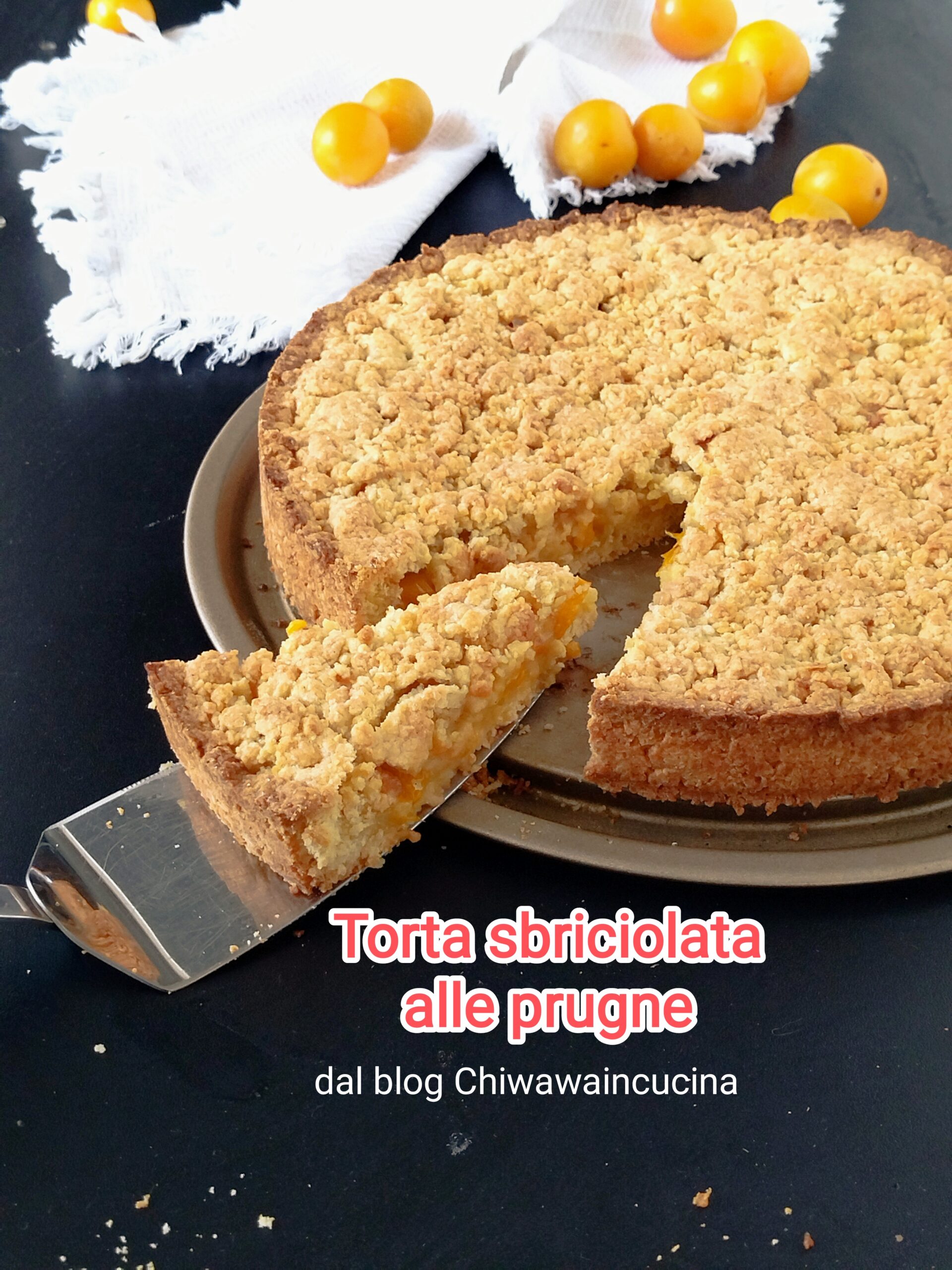 Crumble Cake with Plums