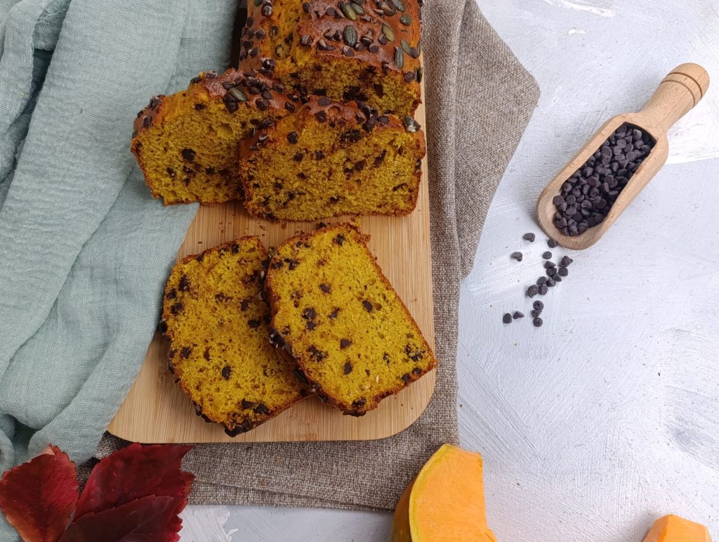Pumpkin and Chocolate Plumcake
