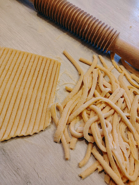 Longarini di Cretone with Chicory Tips.