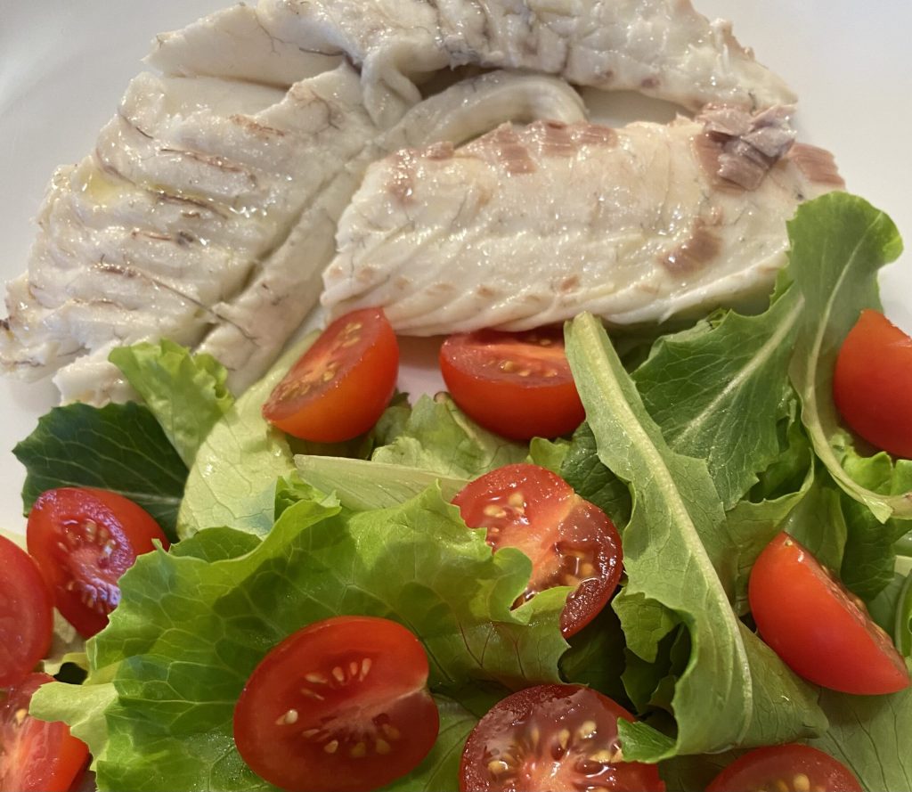 Salt-crusted sea bream step-by-step recipe