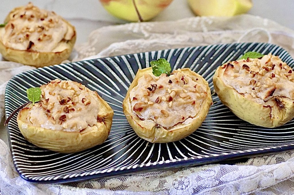 Air Fryer Baked Apples Stuffed, Quick and Wholesome.