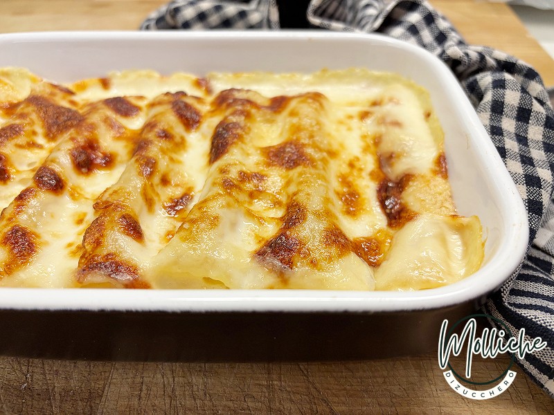 Baked White Cannelloni
