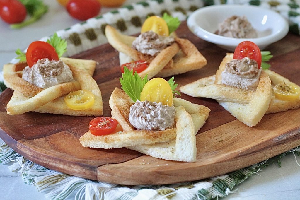 Pinwheels of White Bread, an Easy and Impressive Appetizer