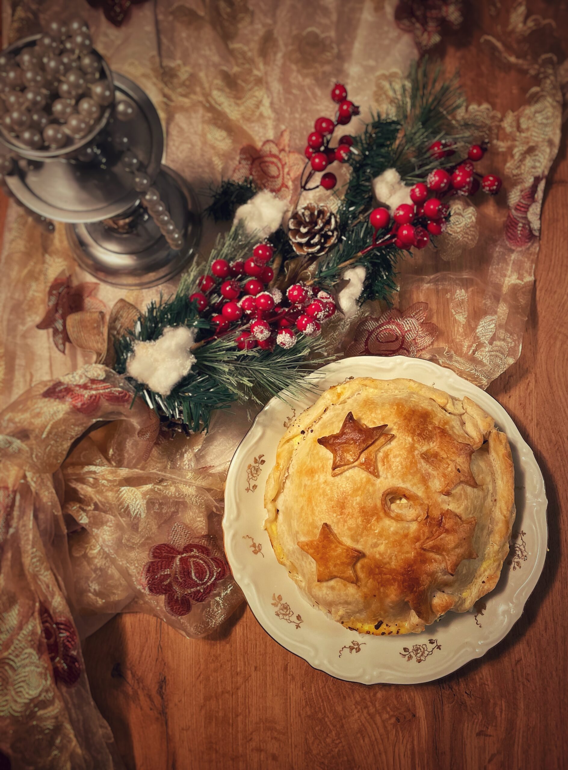 Kurnik, the Russian Layered Savory Pie
