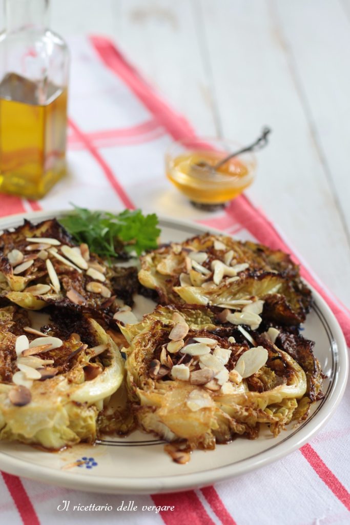 Baked Cabbage with Almonds