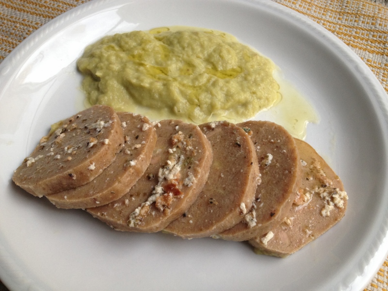 Tuna Meatloaf and Fennel Cream