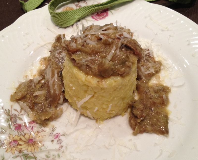 Rice Sartù with Artichoke Cream