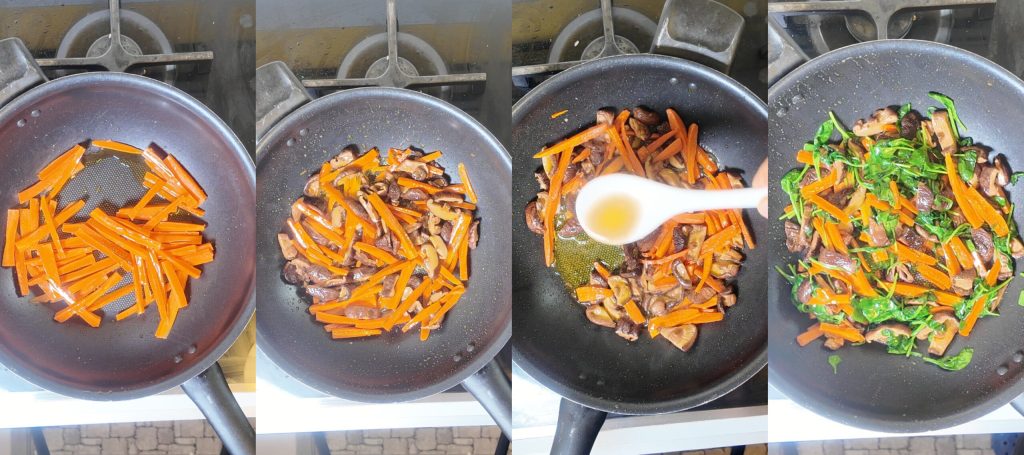 Korean Stir-Fried Rice Noodles: Quick Recipe with Vegetables and Mushrooms (Japchae)