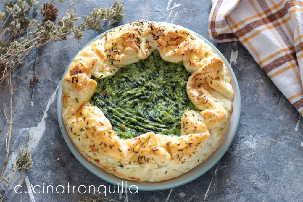 Rustic Pie with Broccoli Rabe and Ricotta