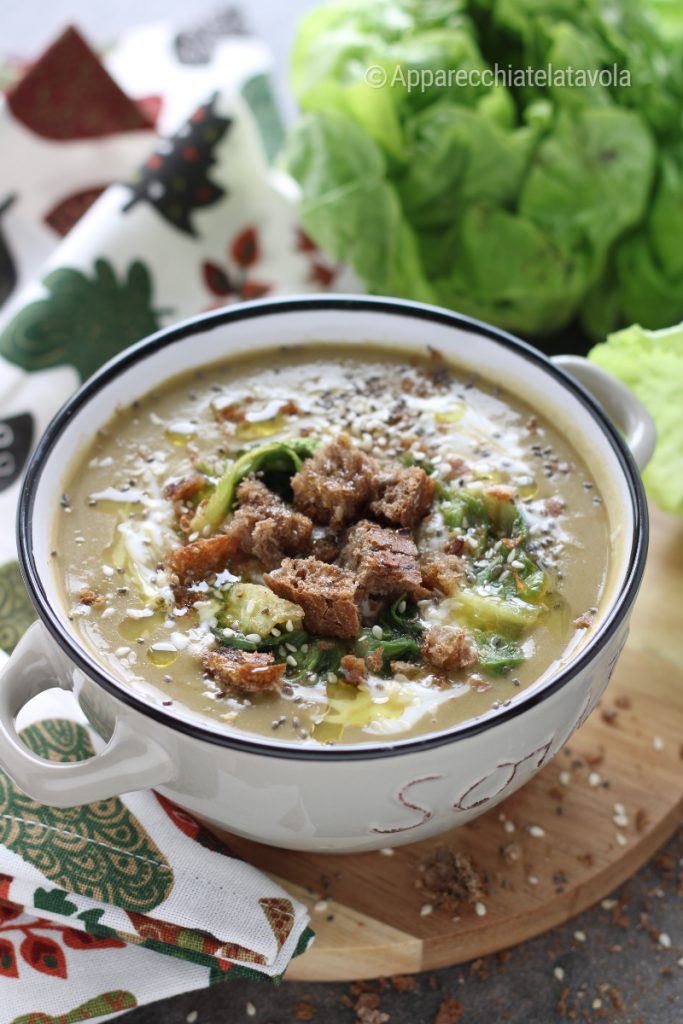 lettuce and potato cream