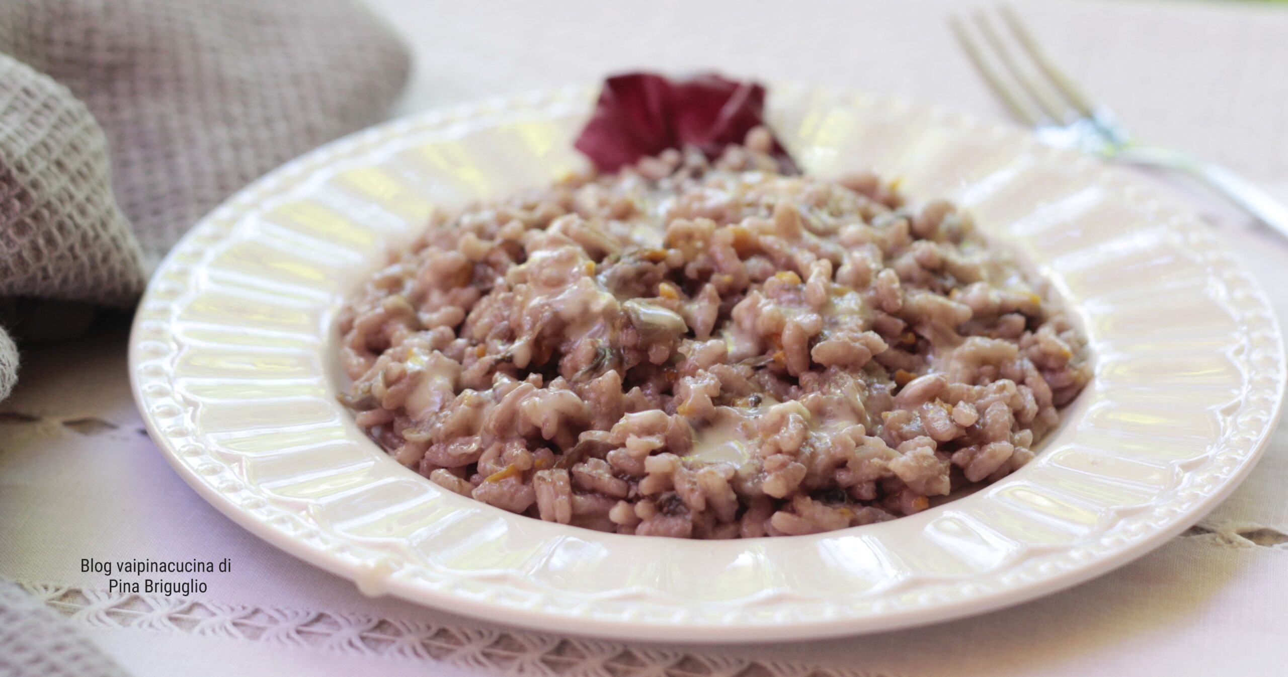 Risotto with Radicchio and Gorgonzola