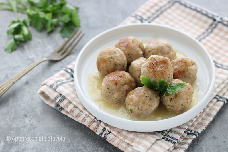 meatballs with white wine
