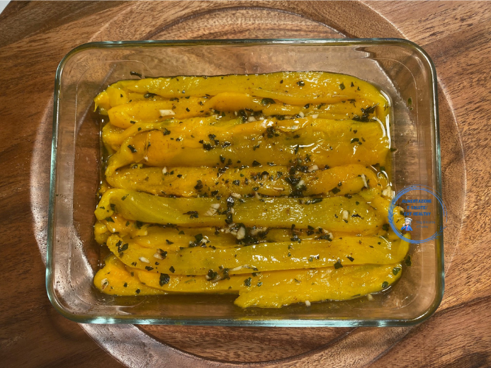 Microwave Peppers Ready in Three Minutes