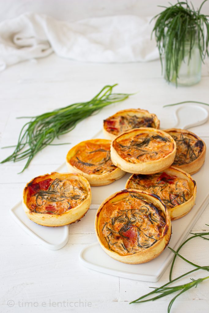 Mini Quiches with Agretti