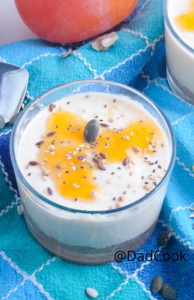 No-Bake Mascarpone and Persimmon Cheesecake (Quick Recipe)